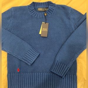 Polo Ralph Lauren
Cotton Shaker-Stitch Sweater